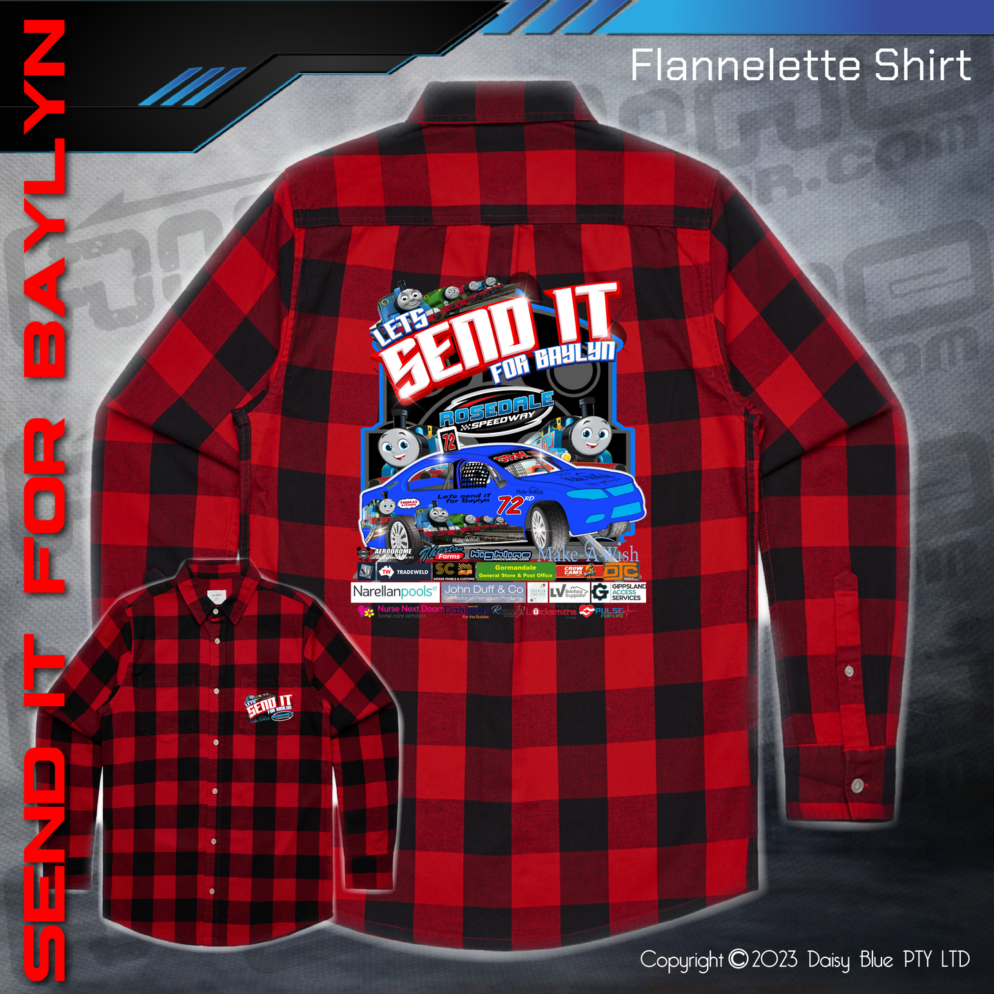 Flannelette Shirt -LET'S SEND IT FOR BAYLYN