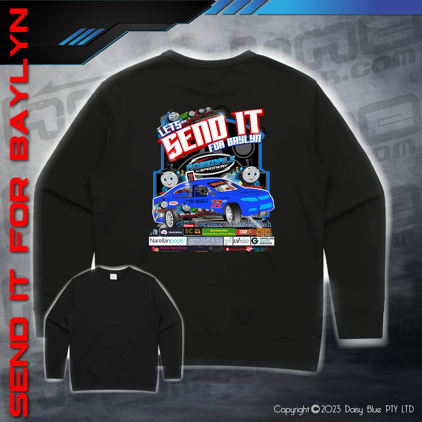 Crew Sweater - LETS SEND IT FOR BAYLYN