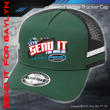 Load image into Gallery viewer, STRIPE Trucker Cap - LET&#39;S SEND IT FOR BAYLYN
