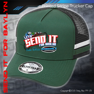 STRIPE Trucker Cap - LET'S SEND IT FOR BAYLYN