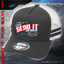 Load image into Gallery viewer, STRIPE Trucker Cap - LET&#39;S SEND IT FOR BAYLYN
