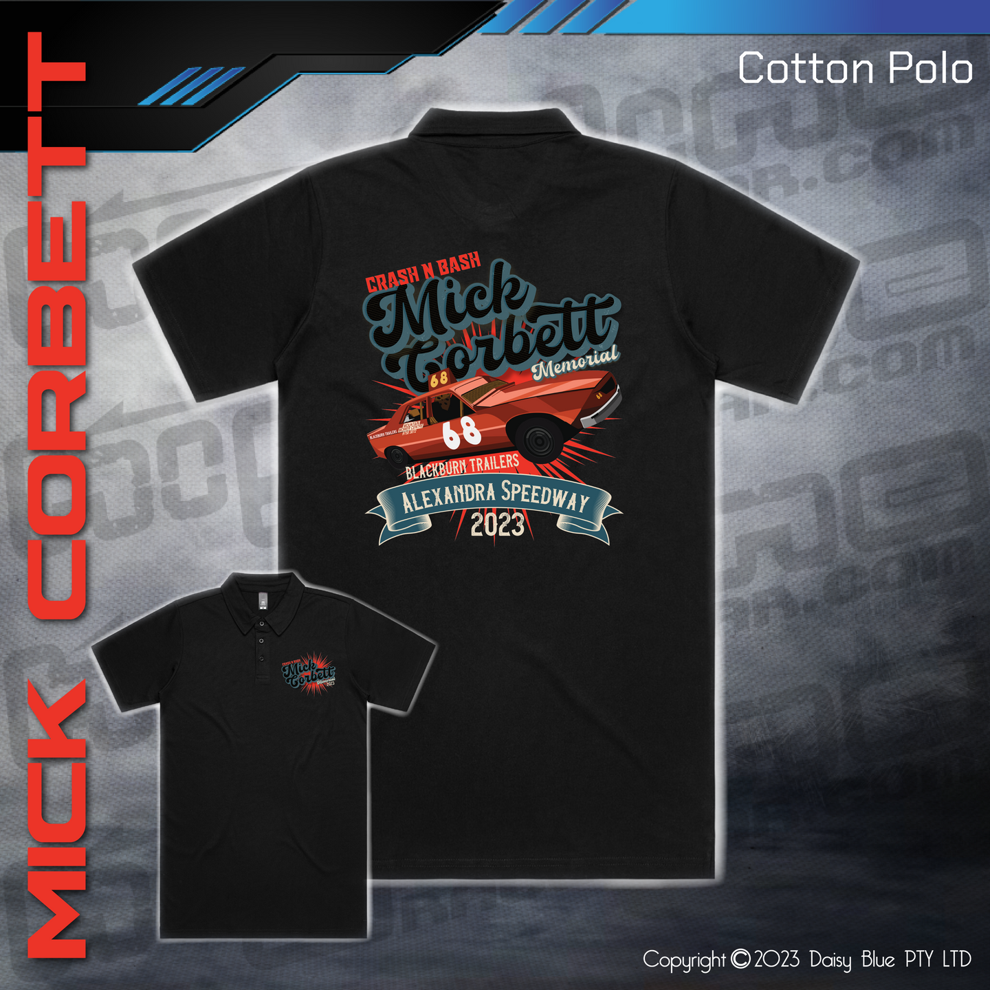 Cotton Polo - Mick Corbett Memorial