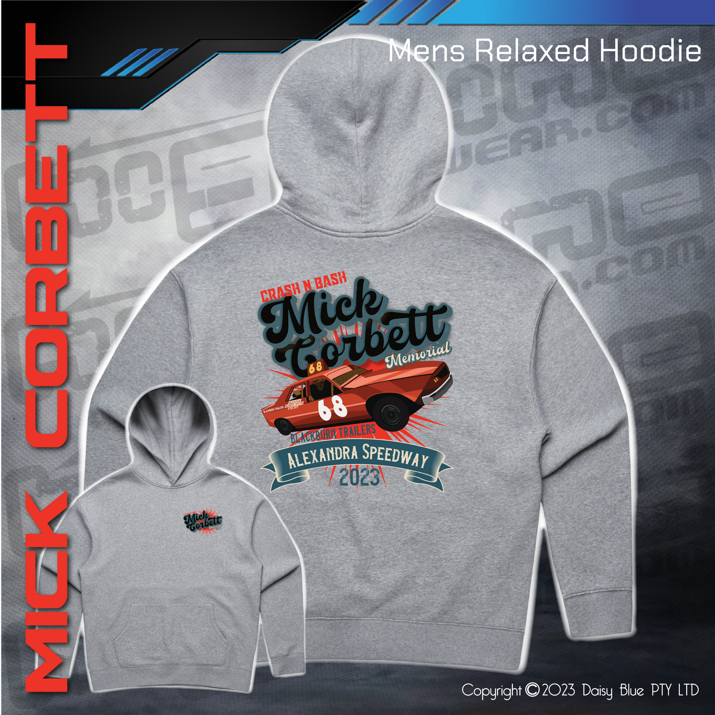Relaxed Hoodie -  Mick Corbett Memorial