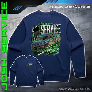 Relaxed Crew Sweater -  Josh Service