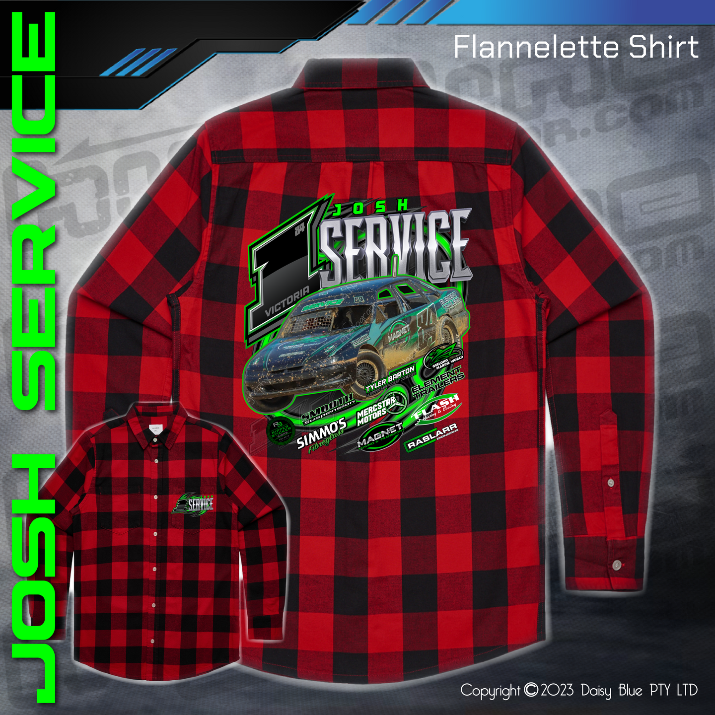 Flannelette Shirt - Josh Service