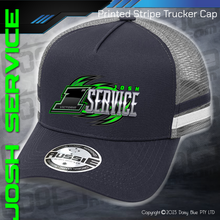 Load image into Gallery viewer, STRIPE Trucker Cap - Josh Service
