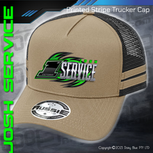 Load image into Gallery viewer, STRIPE Trucker Cap - Josh Service
