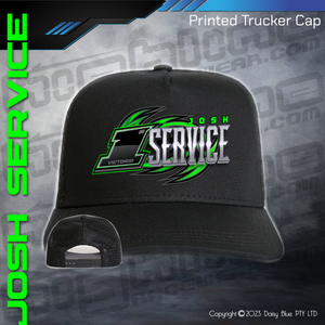 Printed Trucker Cap -  Josh Service