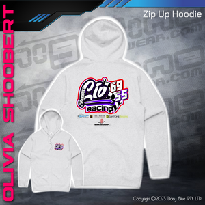 Zip Up Hoodie -  Olivia Shoobert