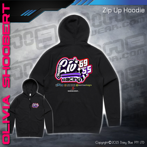 Zip Up Hoodie -  Olivia Shoobert