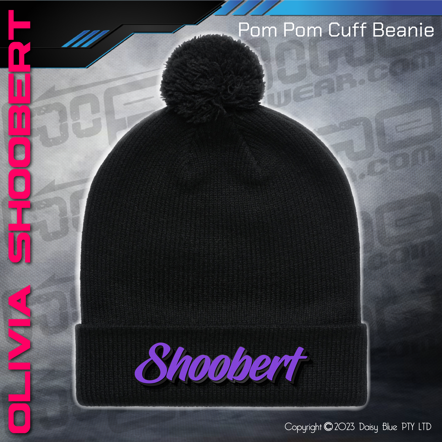 POM POM BEANIE - Olivia Shoobert