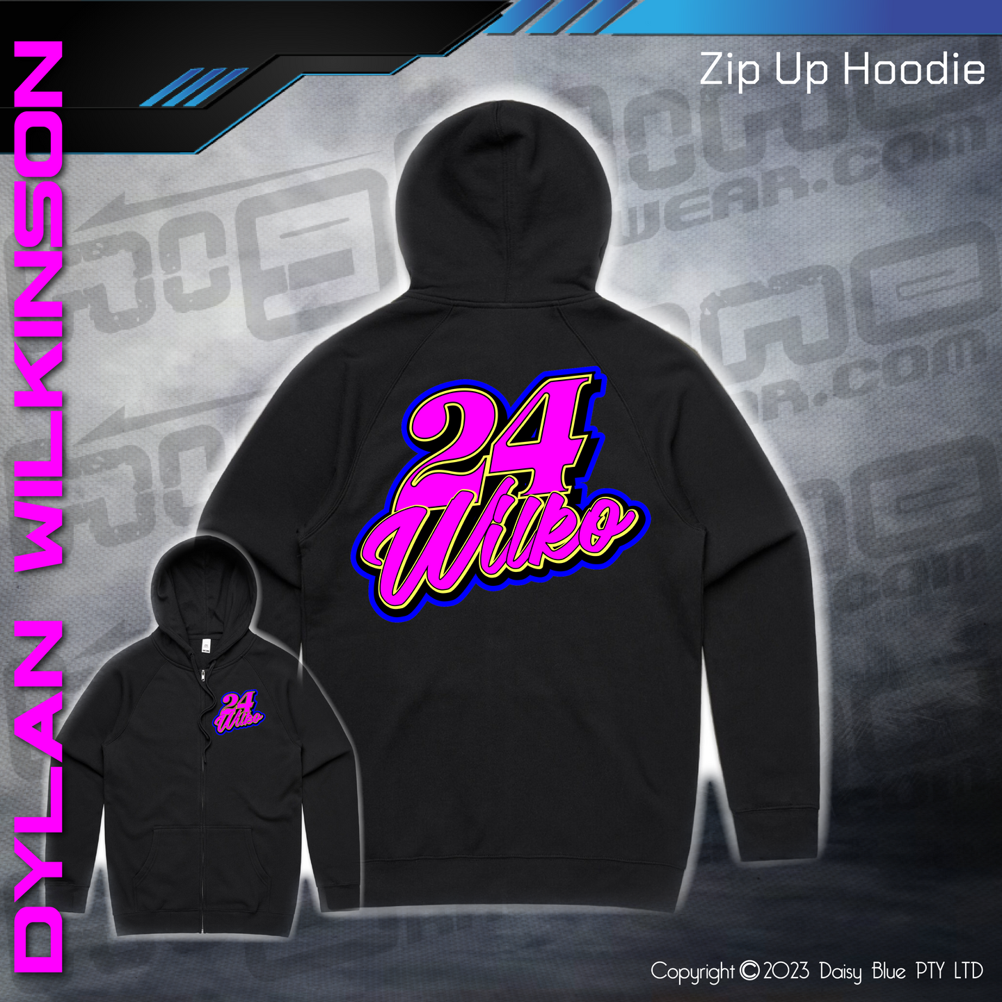 Zip Up Hoodie -   Dylan Wilkinson