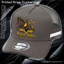 Load image into Gallery viewer, STRIPE Trucker Cap - Vulcan Riders 2026
