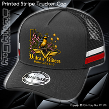 Load image into Gallery viewer, STRIPE Trucker Cap - Vulcan Riders 2026
