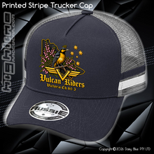 Load image into Gallery viewer, STRIPE Trucker Cap - Vulcan Riders 2026
