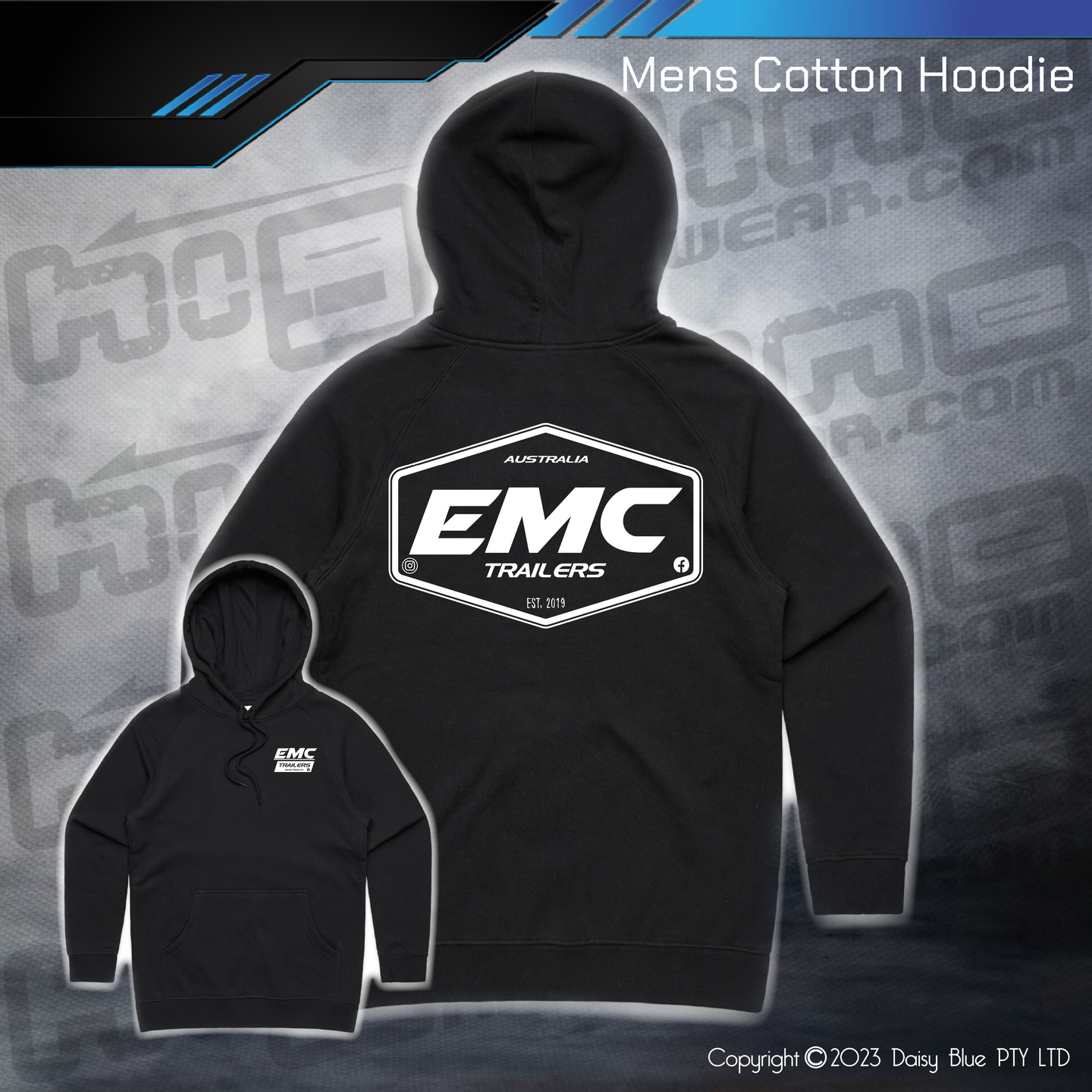 Stencil Hoodie - EMC
