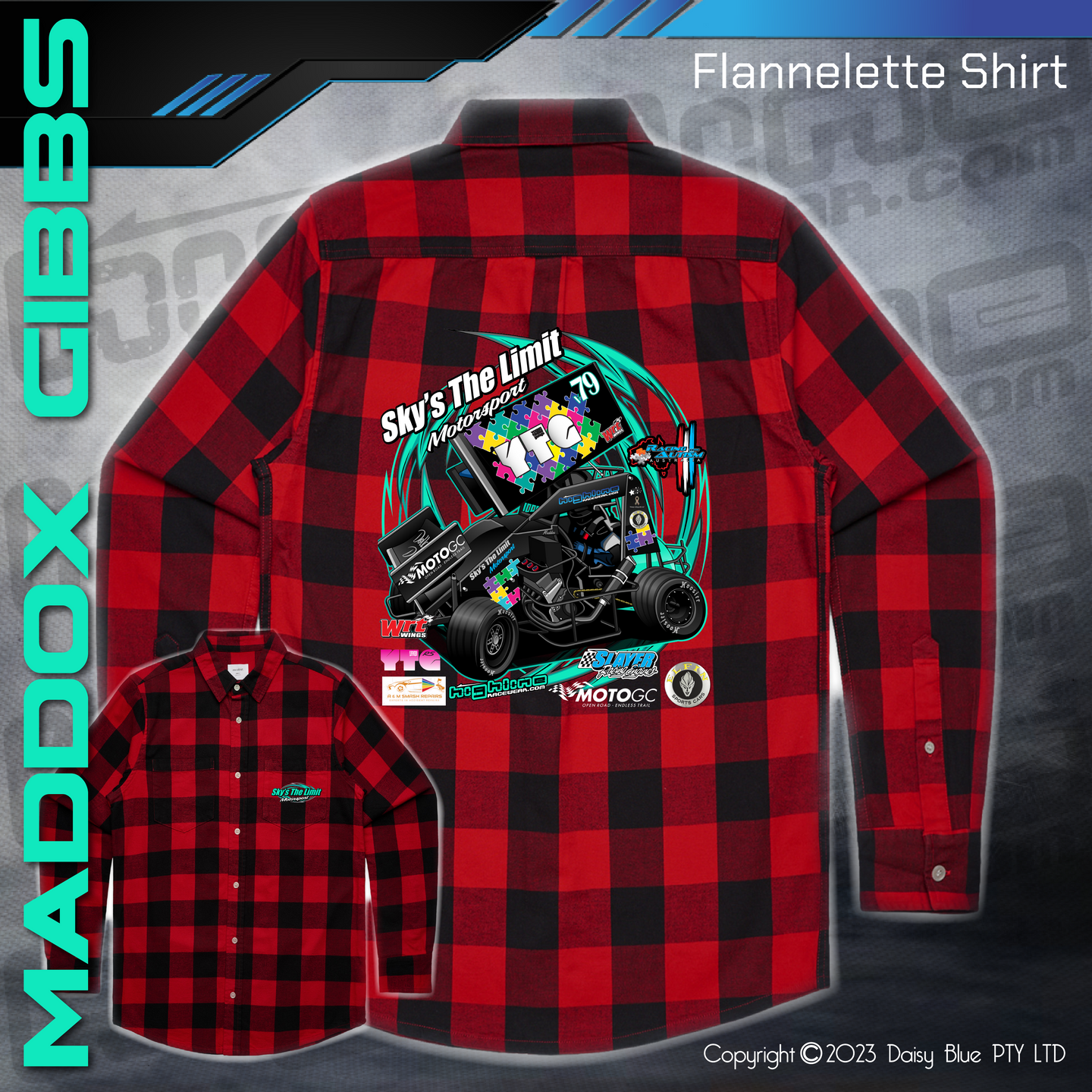 Flannelette Shirt - Maddox Gibbs