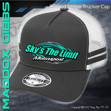 Load image into Gallery viewer, Printed STRIPE Trucker Cap - Maddox Gibbs
