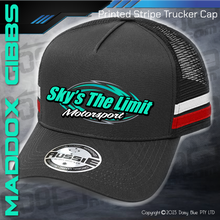 Load image into Gallery viewer, Printed STRIPE Trucker Cap - Maddox Gibbs
