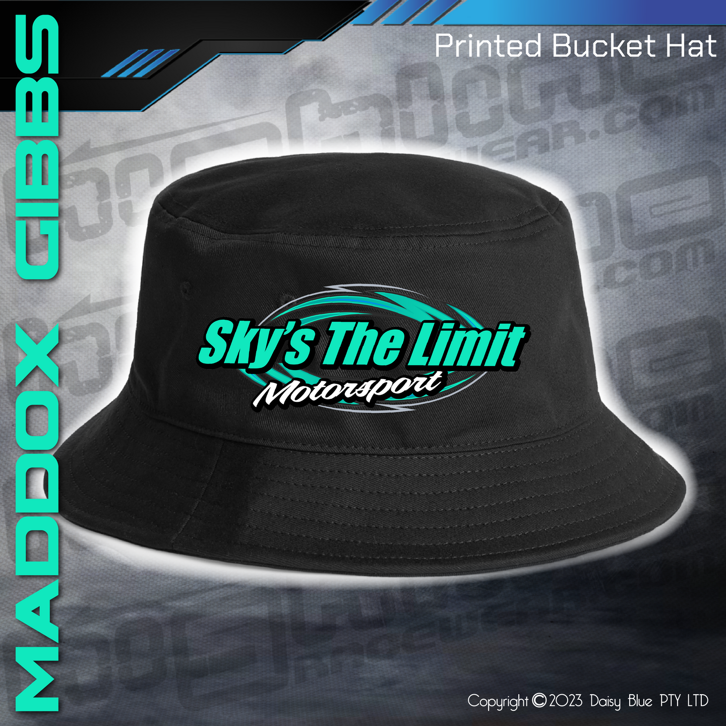 Printed Bucket Hat -  Maddox Gibbs
