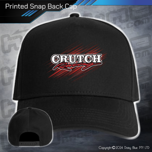 Printed Snap Back CAP - Crutch Racing