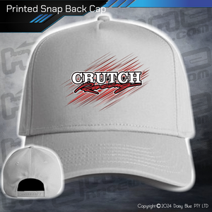 Printed Snap Back CAP - Crutch Racing