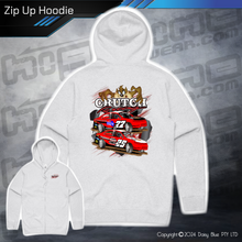 Load image into Gallery viewer, Zip Up Hoodie - Crutch Racing

