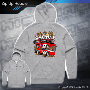 Zip Up Hoodie - Crutch Racing
