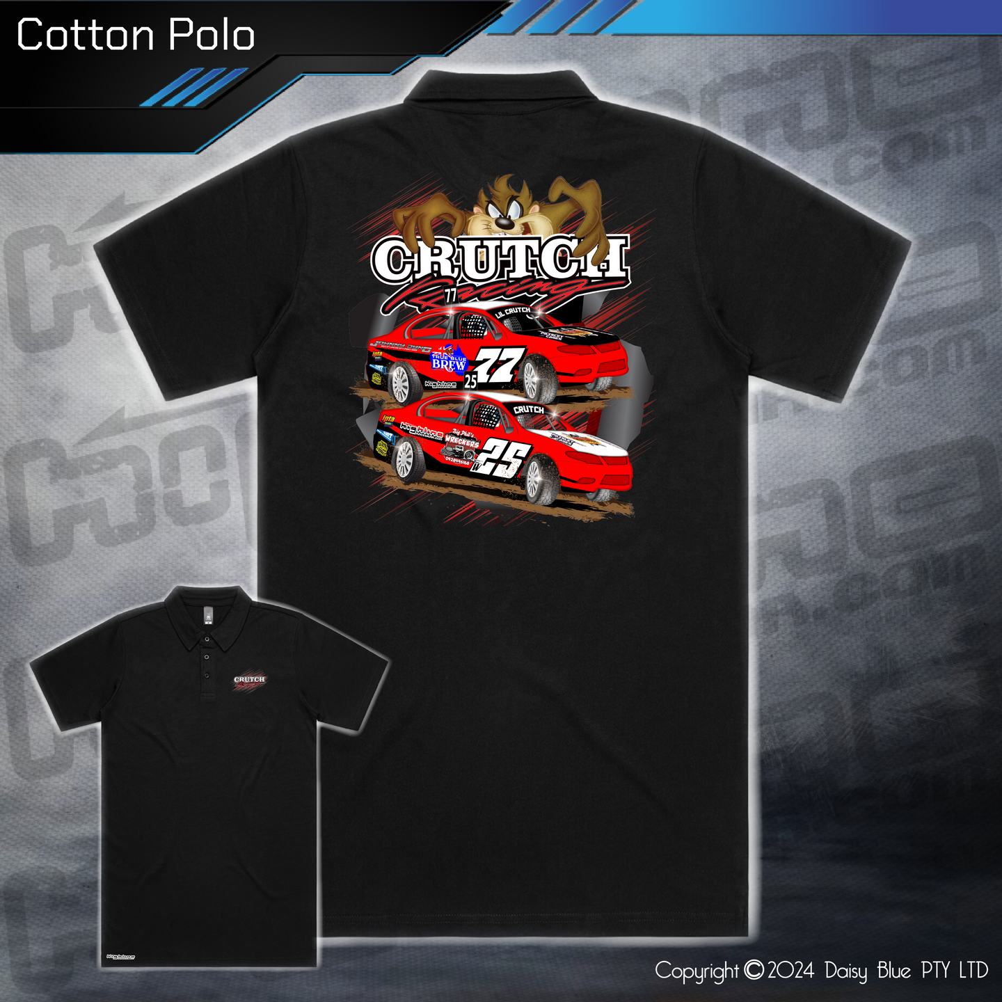 Cotton Polo - Crutch Racing