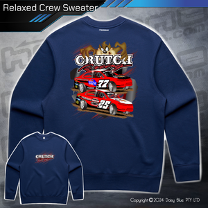 Relaxed Crew Sweater - Crutch Racing