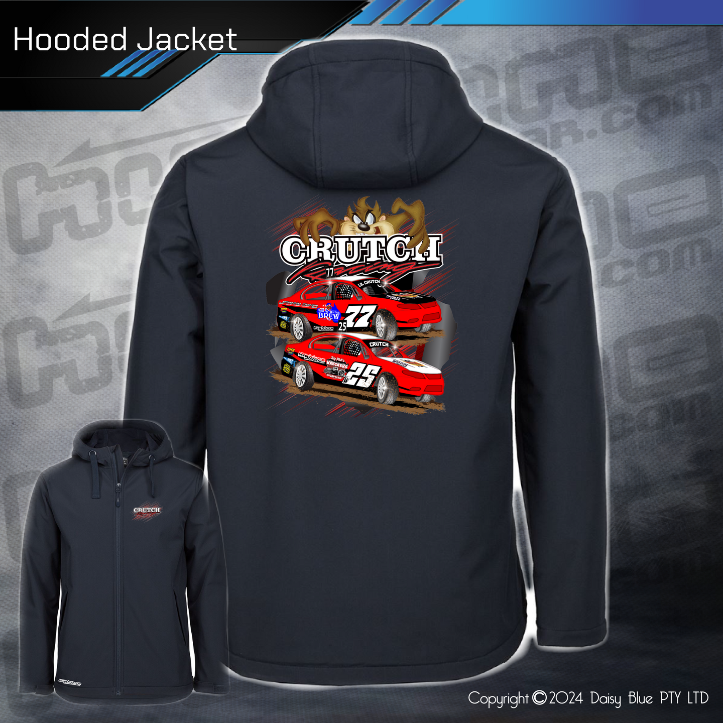 Hooded Jacket - Crutch Racing