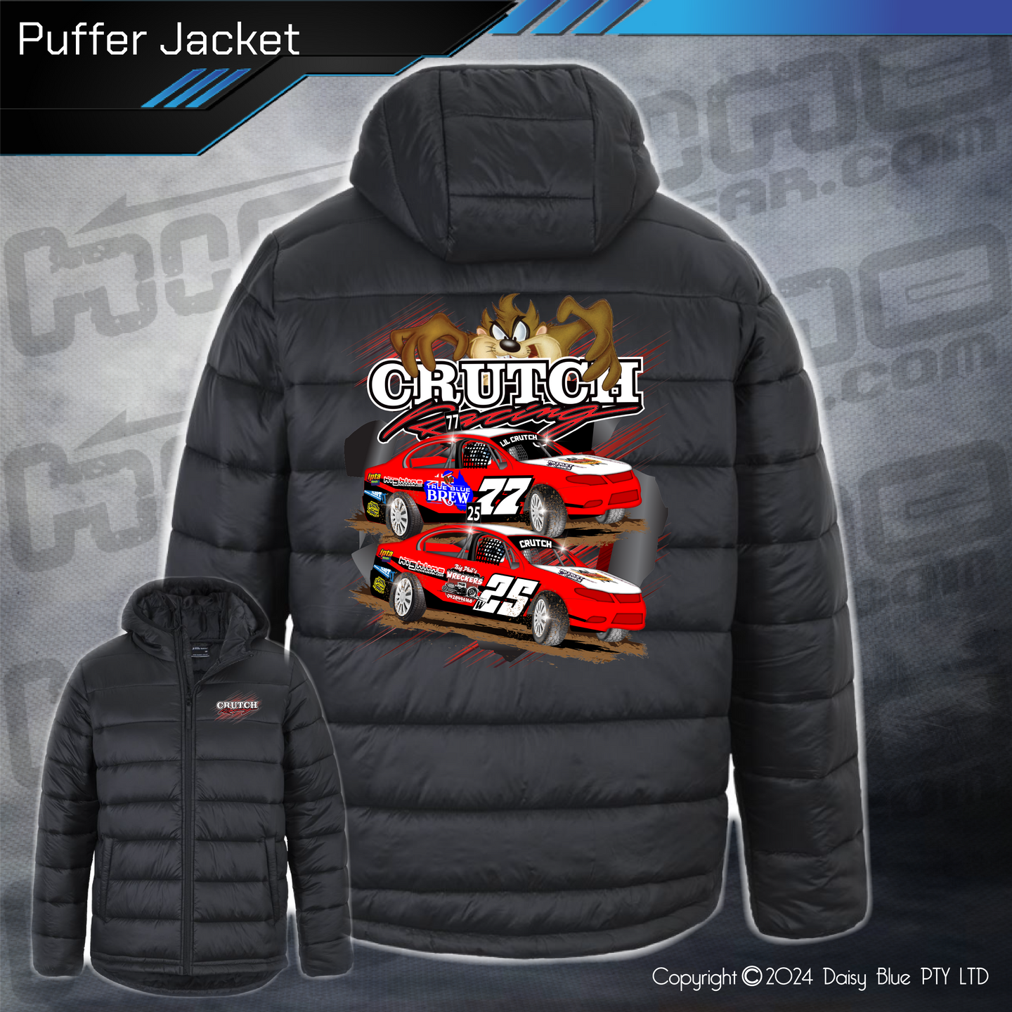 Puffer Jacket - Crutch Racing