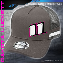 Load image into Gallery viewer, STRIPE Trucker Cap - Dakota Luckett
