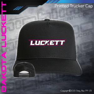 Printed Trucker Cap -  Dakota Luckett