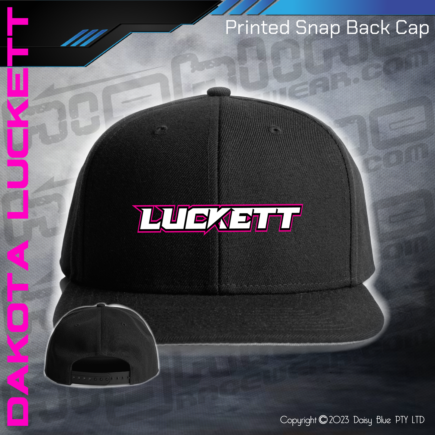 Printed Snap Back CAP - Dakota Luckett