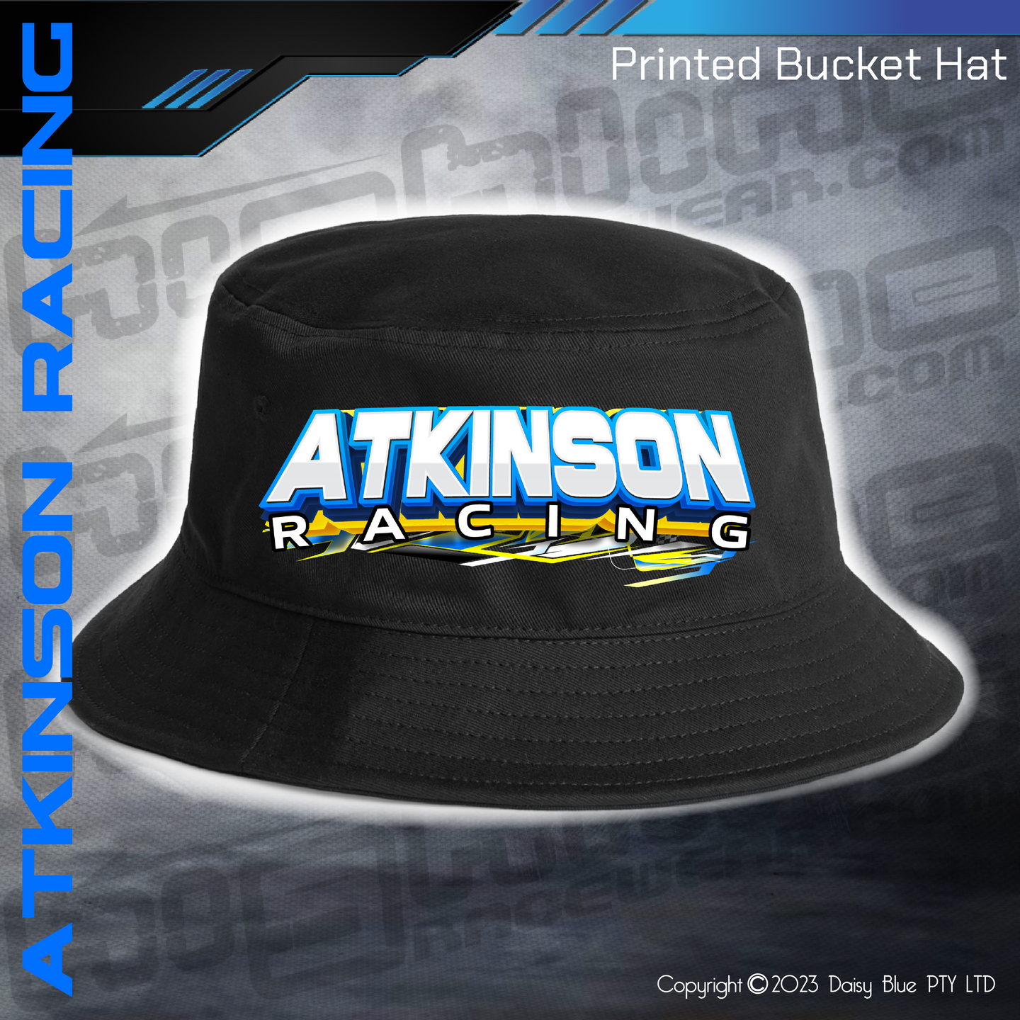 Printed Bucket Hat -  Atkinson Racing