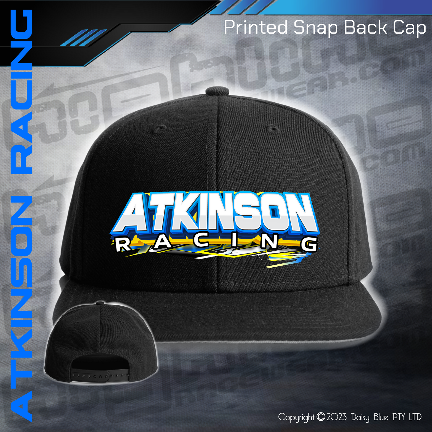 Printed Snap Back CAP - Atkinson Racing
