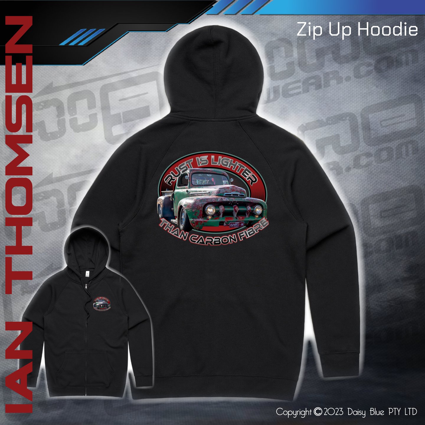 Zip Up Hoodie -   Ian Thomsen