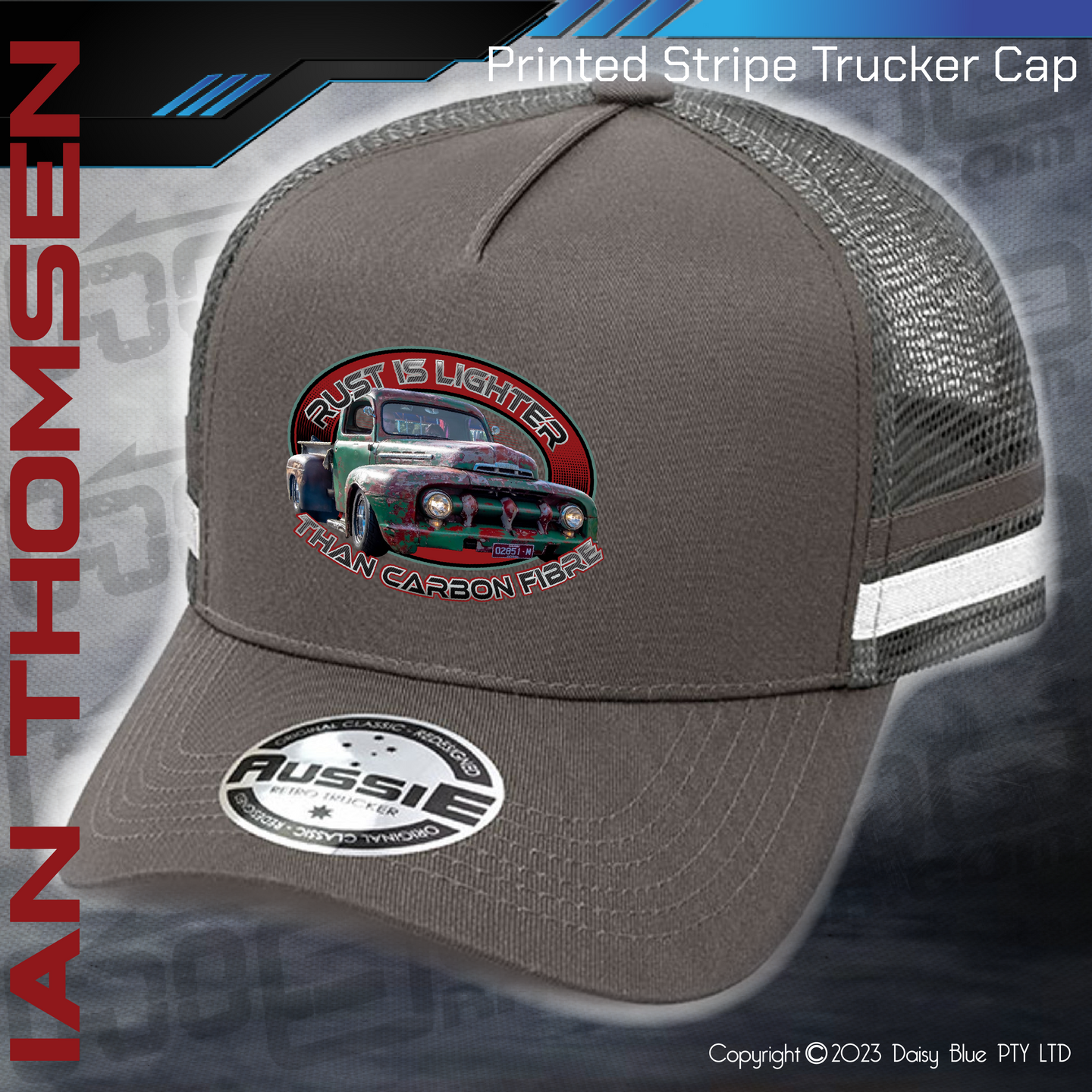 STRIPE Trucker Cap - Ian Thomsen