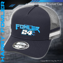 Load image into Gallery viewer, STRIPE Trucker Cap -  Harry Fowler
