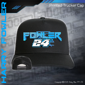 Printed Trucker Cap -  Harry Fowler