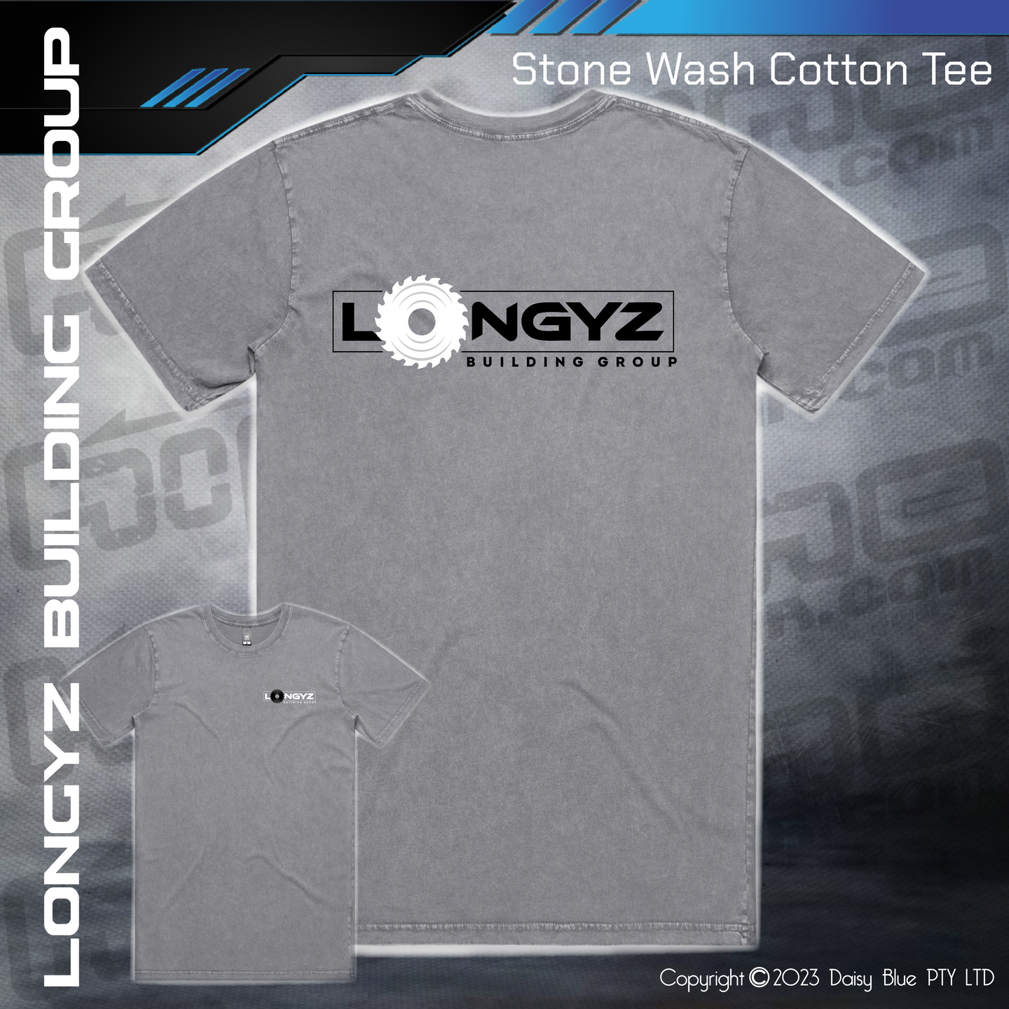 Stonewash Tee - Longyz Building Group