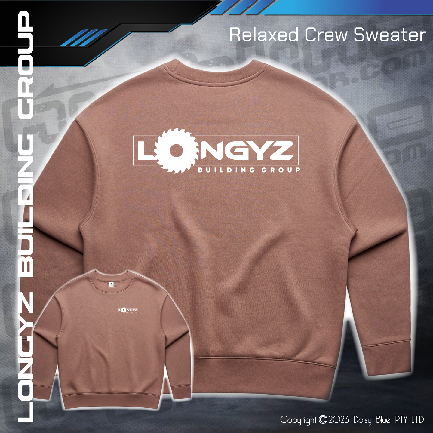Relaxed Crew Sweater - Longyz Building Group