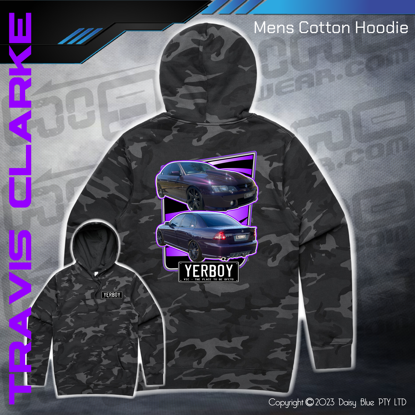Camo Hoodie - YERBOY