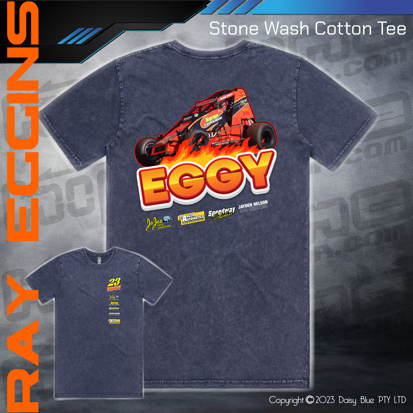 Stonewash Tee - Ray 'Eggy' Eggins