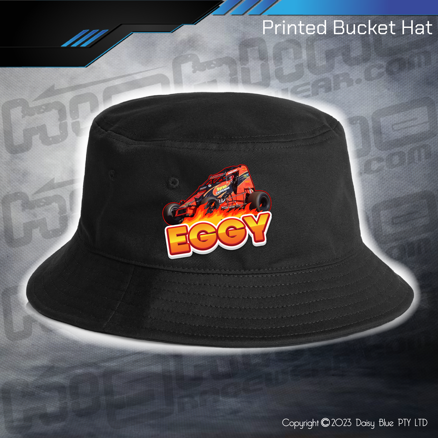 Printed Bucket Hat - Ray 'Eggy' Eggins