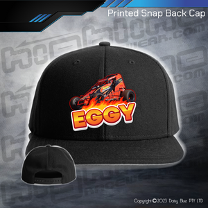 Printed Snap Back CAP - Ray 'Eggy' Eggins