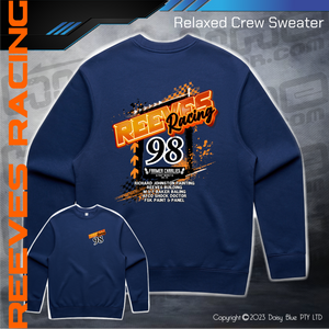 Relaxed Crew Sweater - Reeves Racing