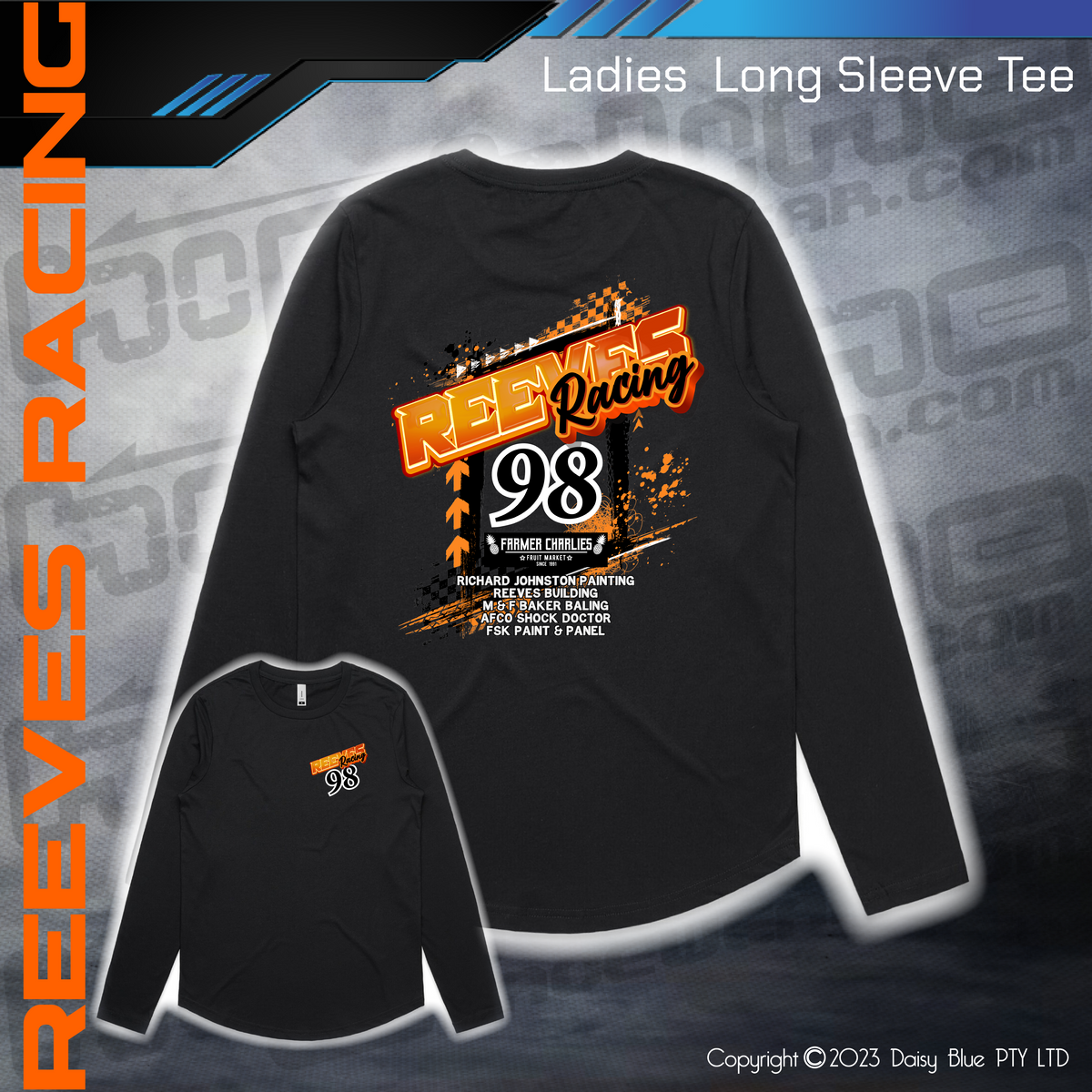 Long Sleeve Tee - Reeves Racing – Highline Racewear