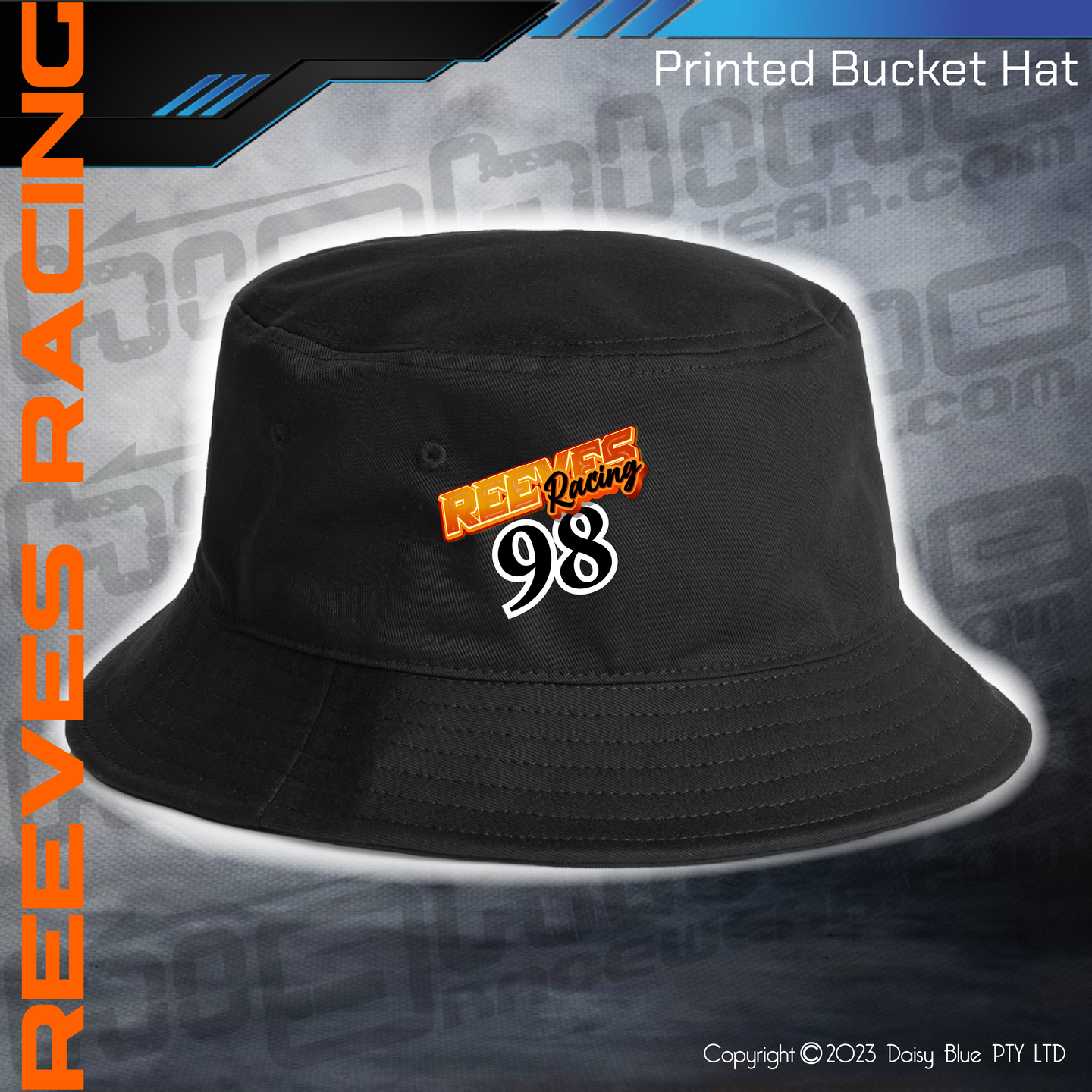 Printed Bucket Hat - Reeves Racing